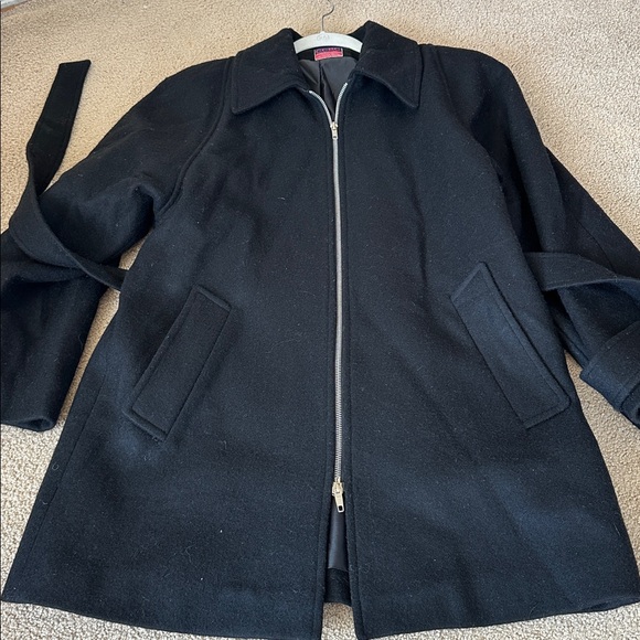 CCBC vintage wool hooded zip up coat - Picture 6 of 13